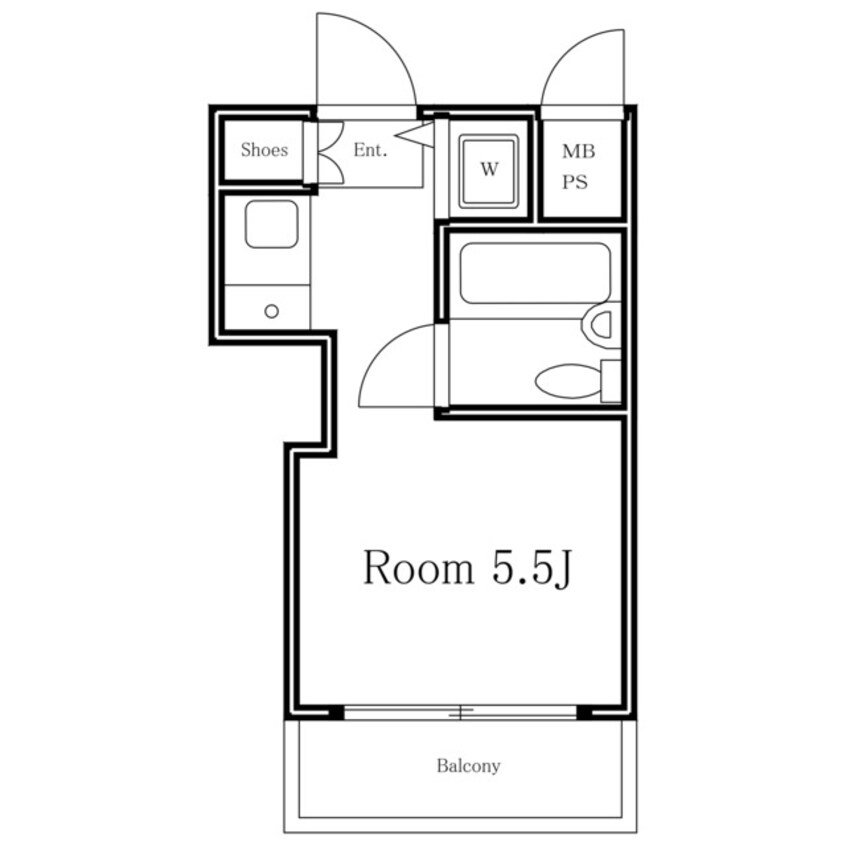 間取図 トップ広尾（402）