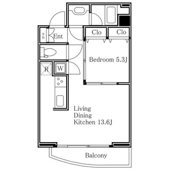 間取図 プライムアーバン恵比寿
