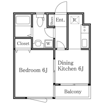 間取図 ウィンベルデュエット恵比寿４