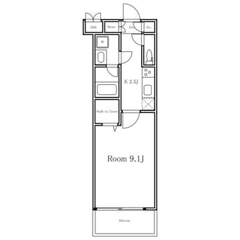 間取図 ＡＬＩＶＩＯ西麻布