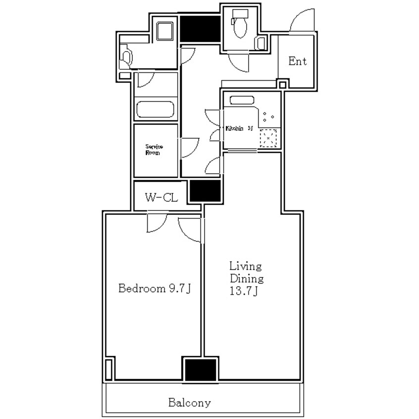 間取図 恵比寿ガーデンテラス弐番館