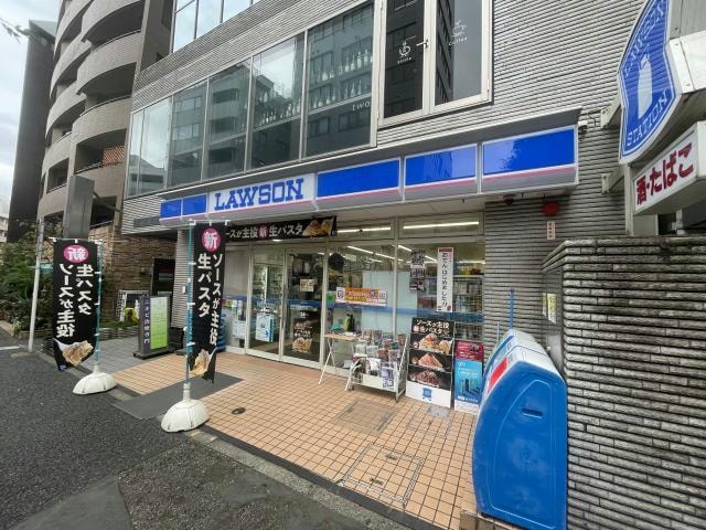 ローソン恵比寿西一丁目店(コンビニ)まで111m※コンパクト店舗 ステージファースト恵比寿