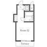 TOP恵比寿 1Rの間取り