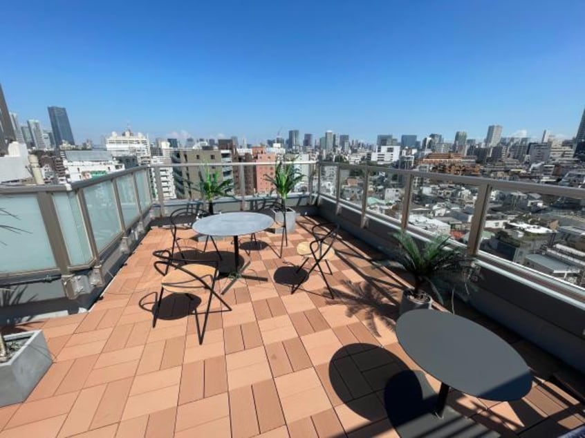 屋上テラス ミリアレジデンス広尾