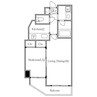 Brentwood恵比寿 1LDKの間取り