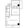 Brentwood恵比寿 2LDKの間取り