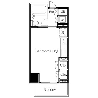 間取図 Brillia代官山プレステージ（203）