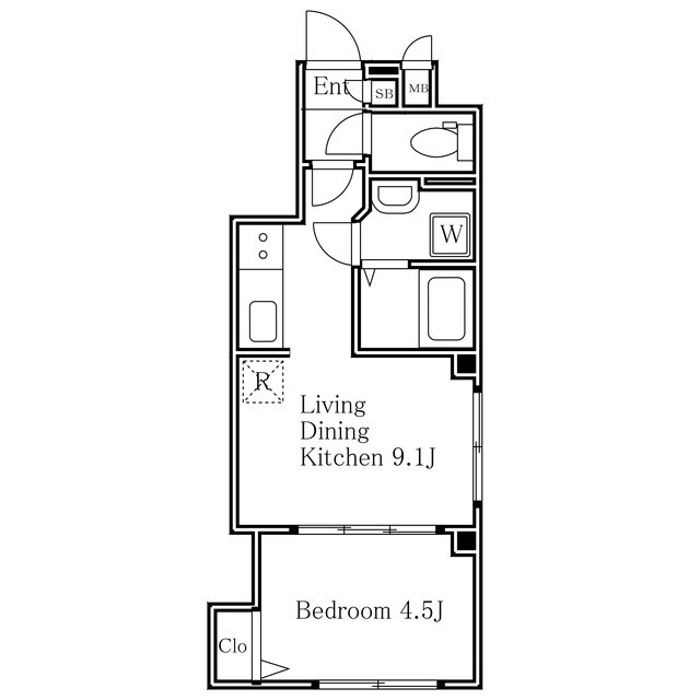 間取り図 エルファーロ恵比寿