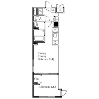 間取図 エルファーロ恵比寿