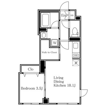 間取図 ガーデンレジデンス恵比寿