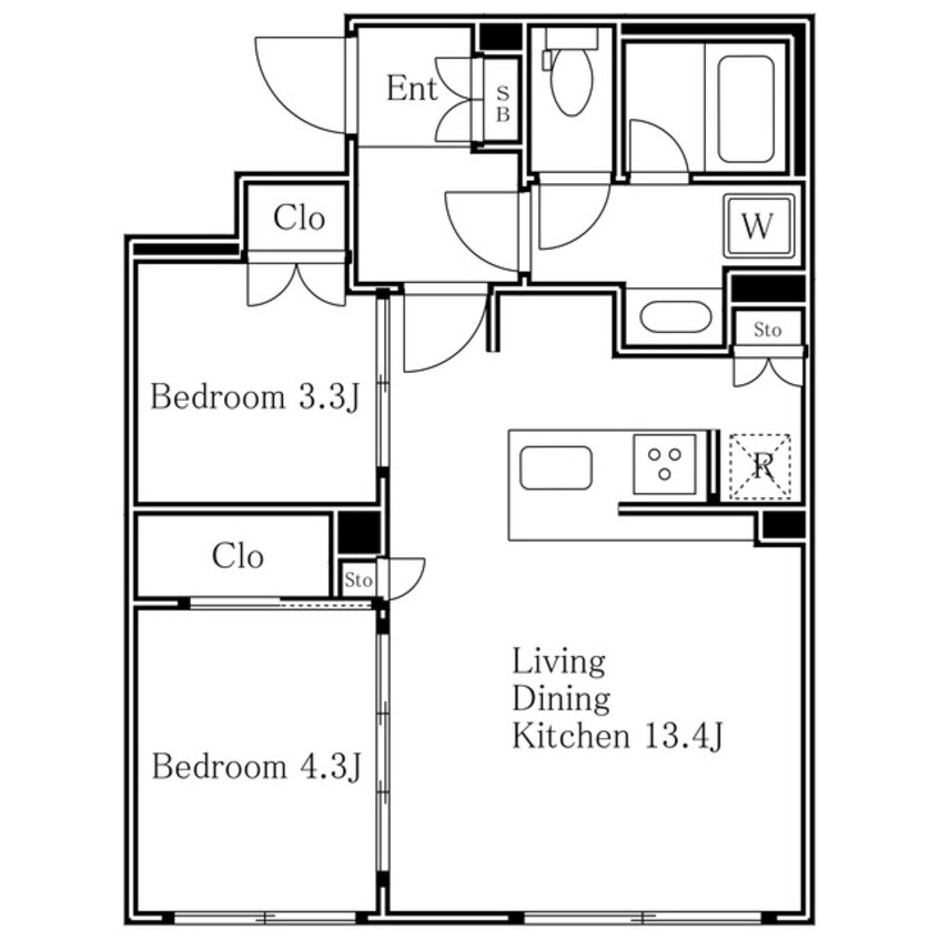 間取図 ガーデンレジデンス恵比寿