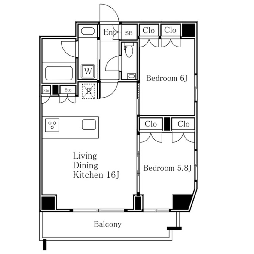 間取図 ENetial代官山