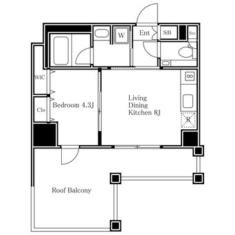 間取図 ENetial代官山
