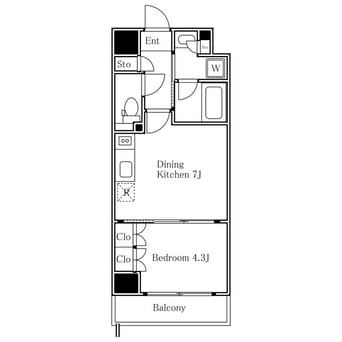間取図 ENetial代官山