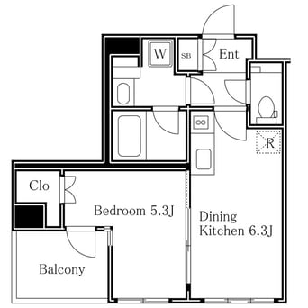 間取図 ENetial代官山
