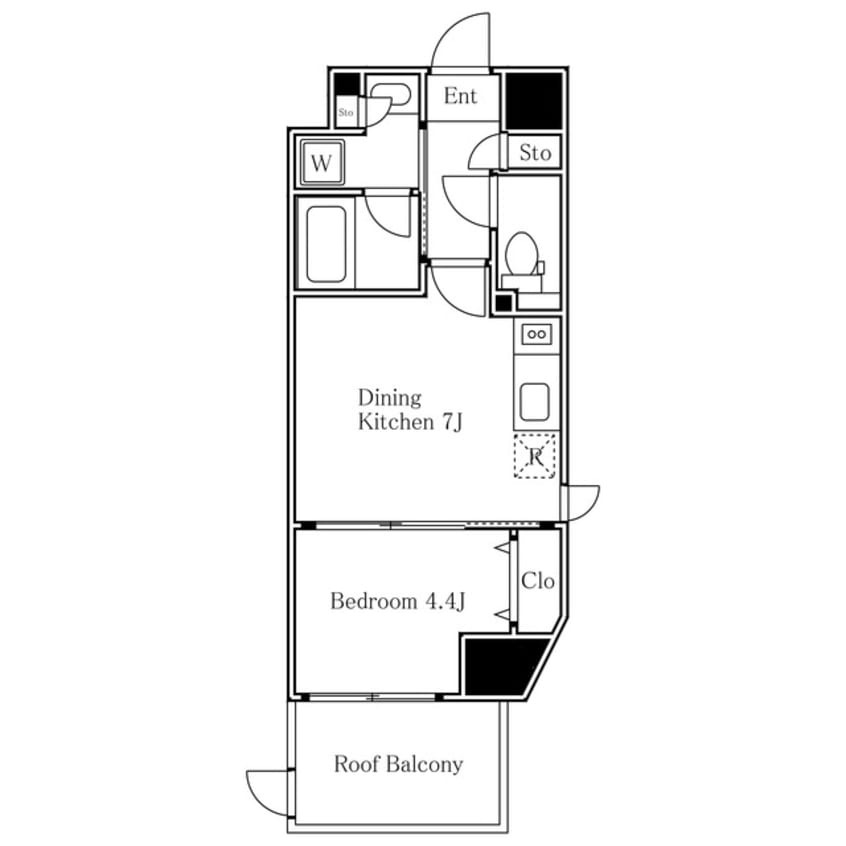 間取図 ENetial代官山
