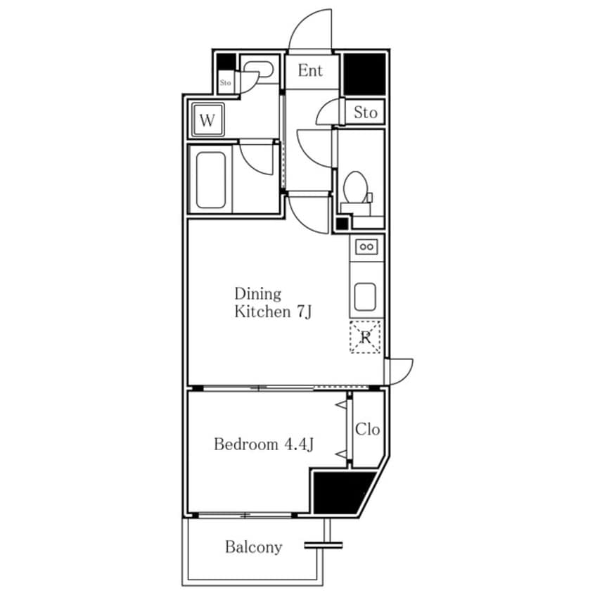 間取図 ENetial代官山