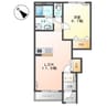 プランドール 1LDKの間取り