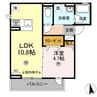 エンゼルランプ 1LDKの間取り