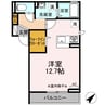 サニーサイド 1Rの間取り