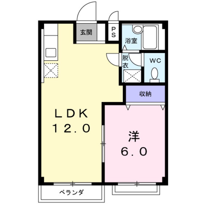 間取図 エルディム青木