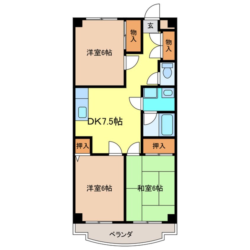 間取図 パークシティ