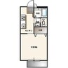リリックハイツ駅南 1Kの間取り