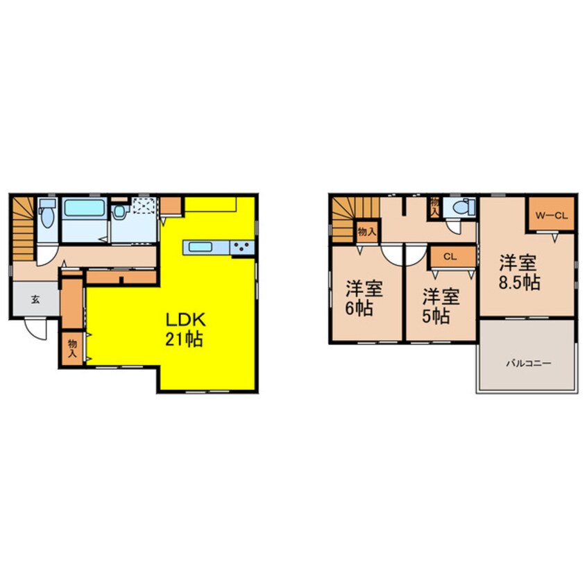 間取図 西城南4丁目戸建