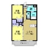Y&M彩 2LDKの間取り