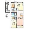 IXIA（イクシア） 2LDKの間取り