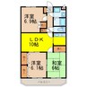 パークヒルズ Ⅱ 3LDKの間取り