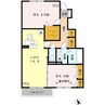 メゾン・ド・ペッツ セシル 2LDKの間取り