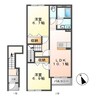 ルピナス・彩 2LDKの間取り