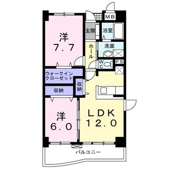 間取図 サンリット萩山公園