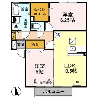 間取図 ウィルモアガーデン Ｂ