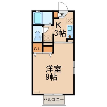 間取図 ハイツティンカーベル