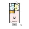 ロワール城南 1Kの間取り