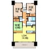 アンビックス小山　グランテムスクエア 3LDKの間取り