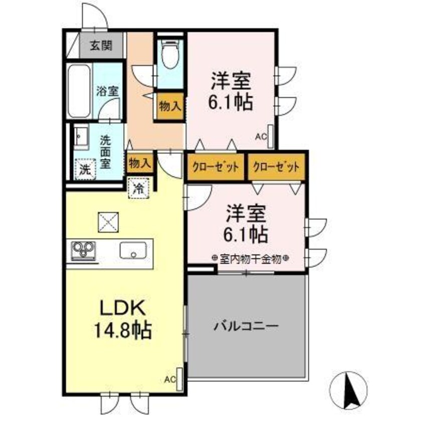 間取図 グラングラサ