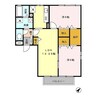 グランサリックス Ｃ 2LDKの間取り