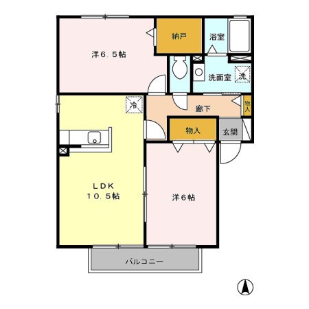 間取り図 イーストブリック Ａ