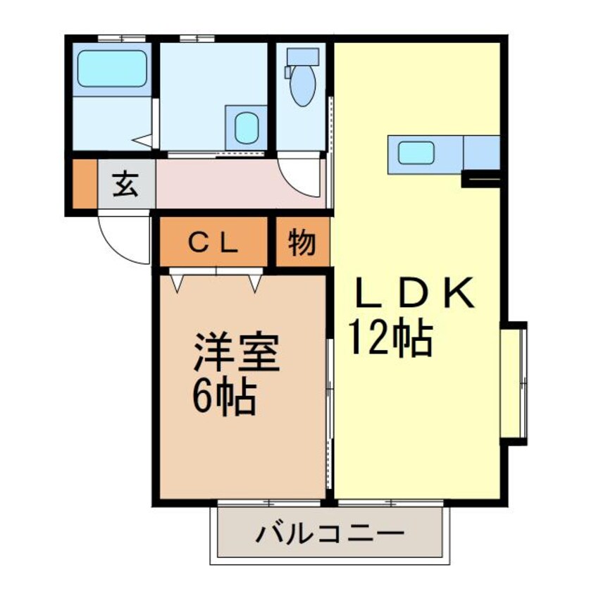 間取図 N・フラットC