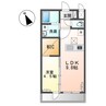 グレイスコート 1LDKの間取り