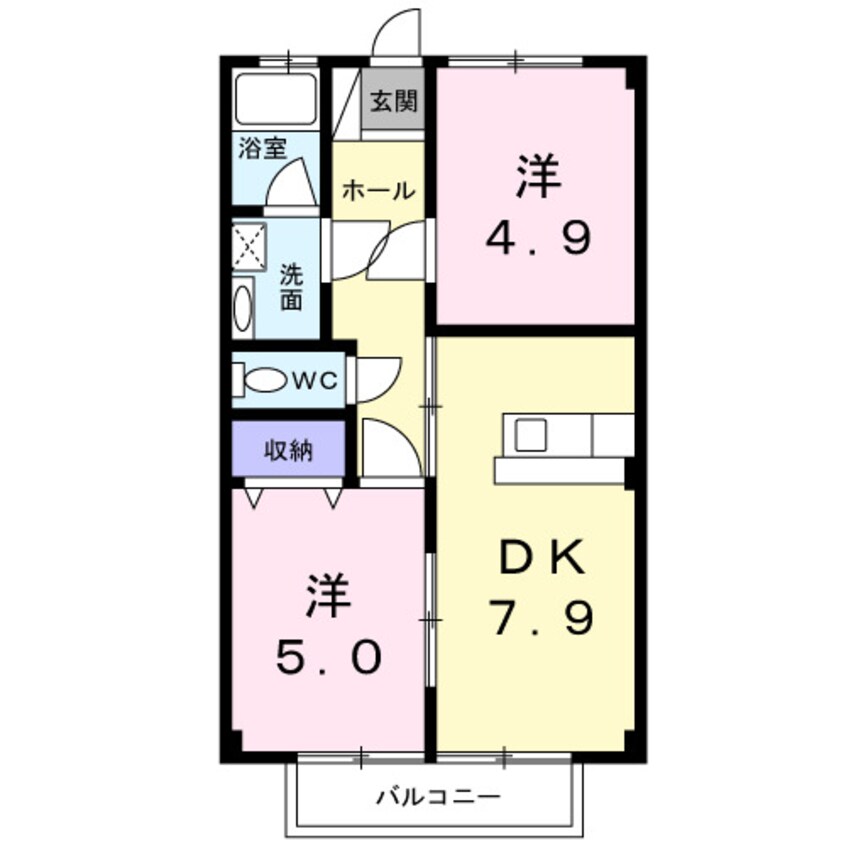 間取図 ヴィラグリーン