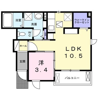 間取図 キー　コート