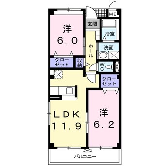 間取図 エトワール城東