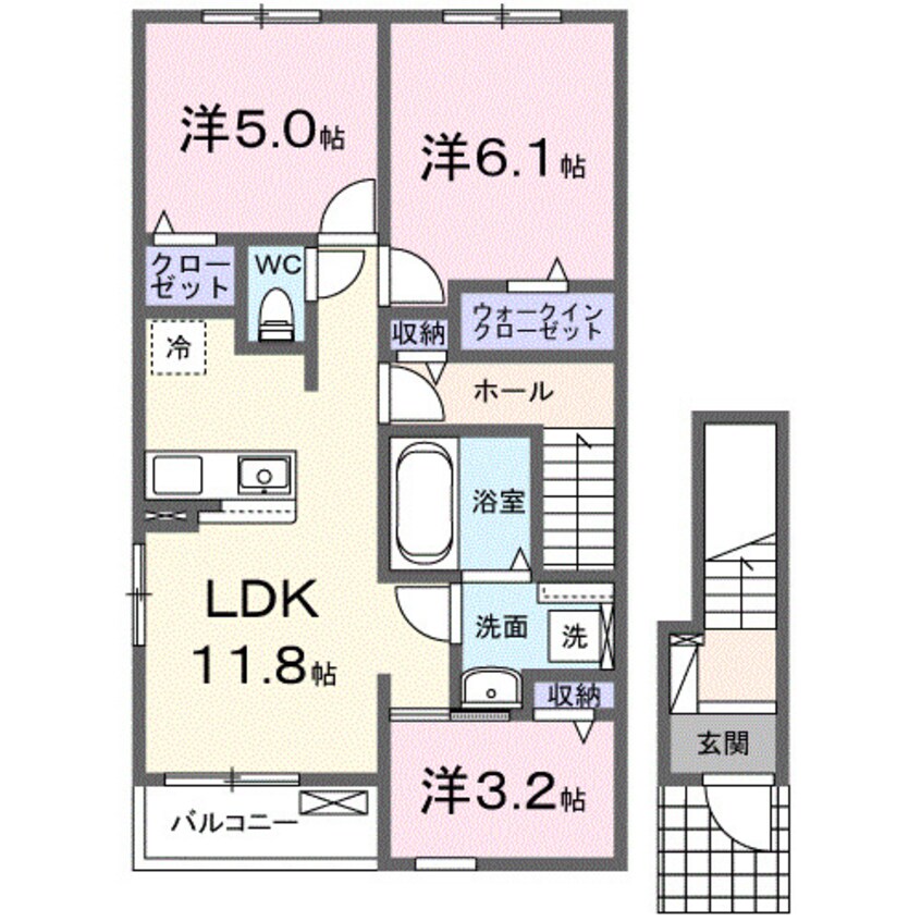 間取図 フラワールピナス