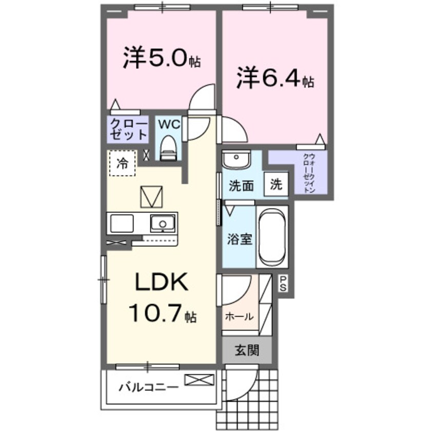 間取図 フラワールピナス