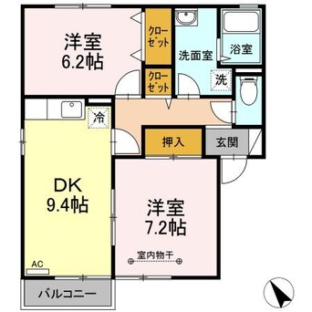 間取図 メゾン・ド・クレール Ａ
