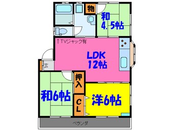 間取図 ウイングハイツ